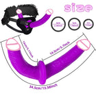 Realistic Double Headed Dildo Long Penis Double Penetration Adult For G Spot Vagina Anal Sex Designed For Lesbian Women Sex Toys