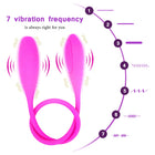 Vibrador Duplo em Silicone com 7 Modos