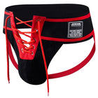 Jockmail Jockstrap Men Sexy Bondage Gay Underwear Lingerie Thong Femboy Clothing Sissy Panties Lace Up Opening Jock Straps