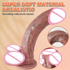 Super Realistic Dildo Waterproof Silicone Penis Adult Sex Toys Anal Vagina Masturbator Dildo with Suction Cup Cock Gode Massager