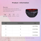 Cueca Briefs Masculina em Couro PU Fosco