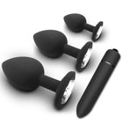 4pcs Soft Silicone Anal Plug Mini Erotic Bullet Vibrator Butt Plug Sex Toy for Men Women Gay Couples Anal Prostate Stimulator