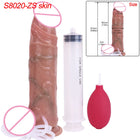 SXXY 18+ Men Women Sex Pleasure Squirt Dildo Skin Texture Double Layer Ejaculating Butt Plug анальная пробка Vagina Anus Dilator