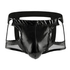 Cueca Jockstrap Masculina Faux Leather Intima Secret