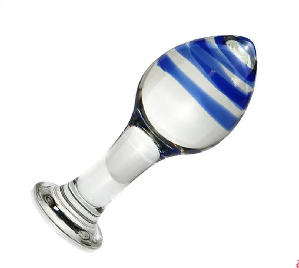 Glass Butt Plug LGBT Crystal Penis Erotic Dildos Anal Toys for Gay Lesbian