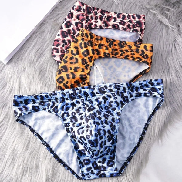Cueca Masculina Tanga Estampa Onça Intima Secret