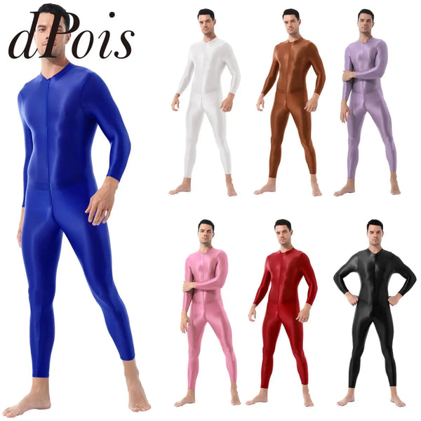 Body Masculino de Gola Alta e Manga Longa