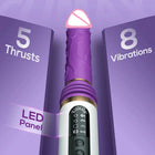 Sex Thrusting Machine for Woman G Spot Automatic Masturbation Dildo Sex Machine Automatic Telescopic Thrusting Dildo Vibrator