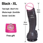Dildo Realista em Silicone com Ventosa