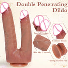 Dildo Duplo de Extremidades em Silicone Líquido