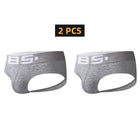 2 PCS BS Sexy Men Underwear Jockstrap Gay Penis Pouch Wonderjock Mens Bikini Underwear Gay Jockstrap Tanga Thongs Men Jockstrap