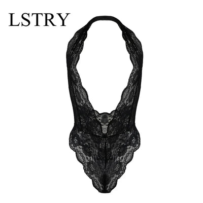 Babydoll Renda Decote V com Calcinha Intima Secret