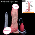 SXXY 18+ Men Women Sex Pleasure Squirt Dildo Skin Texture Double Layer Ejaculating Butt Plug анальная пробка Vagina Anus Dilator