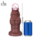 Dildo de Silicone para Dilatação com Design Anatómico
