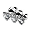 Metal Anal Plug for Women Men Couples Butt Plug Butt Toy Adult Game Masturbator Anal S/M/L Diamond Sex Toy for Adult Products