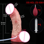 SXXY 18+ Men Women Sex Pleasure Squirt Dildo Skin Texture Double Layer Ejaculating Butt Plug анальная пробка Vagina Anus Dilator