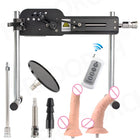Men and women sex machine with sex toys for women and men - Automatically retractable dildos for men and women Pump gun sex toys