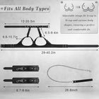 Conjunto Bondage Ajustável com Algemas