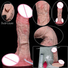 SXXY 18+ Men Women Sex Pleasure Squirt Dildo Skin Texture Double Layer Ejaculating Butt Plug анальная пробка Vagina Anus Dilator