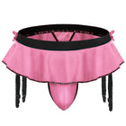 Jockstrap Skirt for Men Sexy G-String Garter Belt Pouch Underwear Crossdressing Sissy Low Rise T-Back Thong Gays Erotic Lingerie