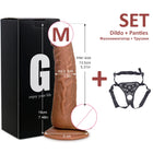 Dildo Realista em Silicone com Ventosa de Forte Aderência