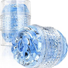 Masturbador Masculino Manual com Textura Espiral e Design Aberto