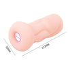 Masturbador Masculino Manual em Silicone — Design com 3 Tipos de Estimulação