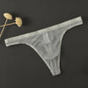 Cueca Tanga Masculina Transparente em Malha