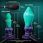 Dildo Monster Inflatable Animal Penis Butt Plug Tail Fantasy Dog Knot Dildos Anal Plug Fetish BDSM Adult Sex Toys for Men Women