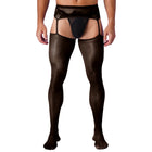 Meia-Calça Renda Floral Malha Fina
