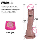 Dildo Realista em Silicone com Ventosa