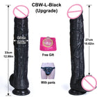 Dildo Realista de 32 cm em Silicone Líquido com Design Longo e Flexível