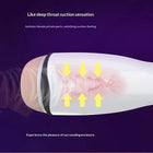Masturbador Masculino com Aquecimento — Canal de Silicone e Design Ergonómico