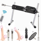 Men and women sex machine with sex toys for women and men - Automatically retractable dildos for men and women Pump gun sex toys