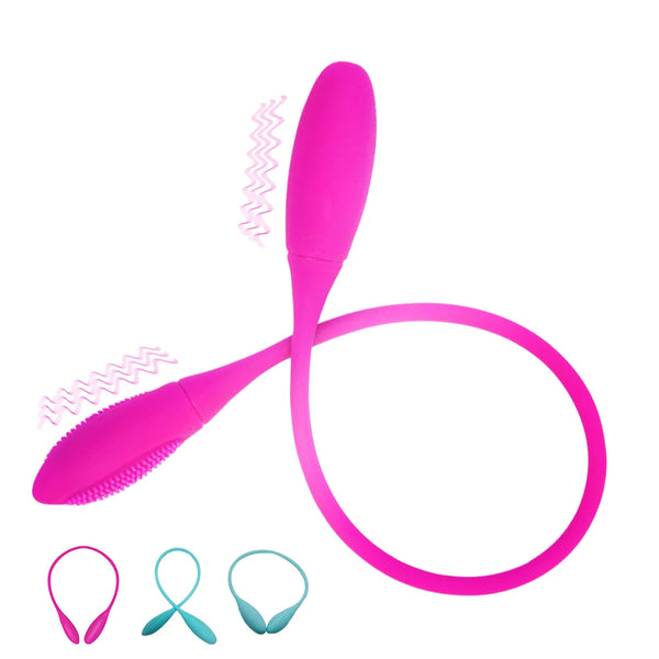 Sex Toys For Adult Double Egg Head Motor Clitoris Stimulator For Couple Powerful G Spot Vibrator Vibrating Vagina Intimate Goods