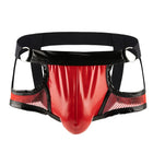 Cueca Jockstrap Masculina Faux Leather Intima Secret