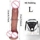 Dildo Realista em Silicone com Pele Móvel e Ventosa