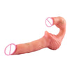 FAAK Wireless control Vibrating Wearable Pegging Realistic Dildos Strap On Double Headed Dildos For Lesbian Vibrator