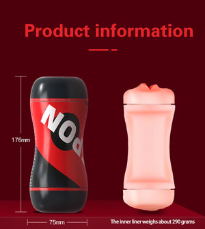 2 IN 1 Sex Toys Masturbation For Men Deep Throat Artificial Real Pussy Oral Male MasturbatorBlowjob Realistic Rubber Vagina