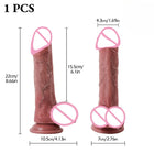 Super Realistic Dildo Waterproof Silicone Penis Adult Sex Toys Anal Vagina Masturbator Dildo with Suction Cup Cock Gode Massager