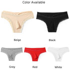 Cueca Sissy Masculina em Renda com Bolsa