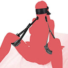 Kit de Restricao em Couro e Corda BDSM Intima Secret