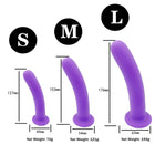 Strap-On Dildo Set with Adjustable Harness, 3 Pink Silicone Dildos in Different Sizes, Comfortable and Flexible