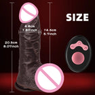 Big Dick Realistic Dildo Telescopic Vibrator Artificial