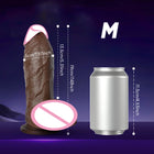 Dildo Realista em Silicone com Ventosa
