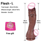 Dildo Realista em Silicone com Ventosa