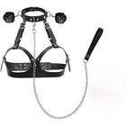 Conjunto Bondage Ajustável com Algemas