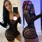 Babydoll Sexy Em Tule Chemise De Dormir Intima Secret