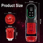Male Sex Toys for Men with 7 S Vacuum Pump & 7 Thrusting Rotating Vibrating Sucking Licking LCD Adult Toys Mens Sex Toys