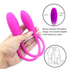 Vibrador Duplo em Silicone com 7 Modos